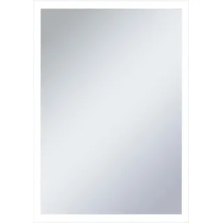 vidaXL Badezimmer-Wandspiegel mit LEDs 60x80 cm - Silber