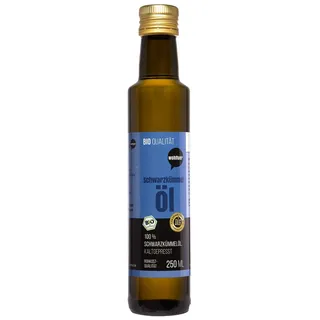 Wohltuer Bio Schwarzkümmel Öl 250 ml - Kaltgepresst in Rohkostqualität I Biozertifizierte Ägyptische Rohware