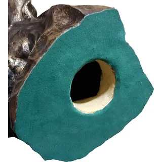 Dobermann - Urne für Hundeasche, Hundebüste, großer Hundekopf für den Garten von Art-Dog