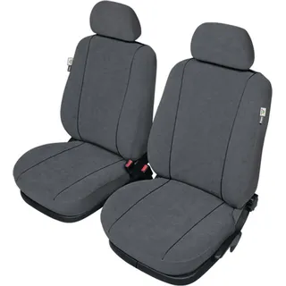Autositzbezüge Schonbezüge Sitzbezug Auto Front 1+1 Grau für Seat Toledo