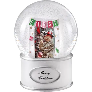 WeRChristmas Weihnachts-Schneekugel für Babys, Weihnachtsdekoration, Mehrfarbig, 15 cm