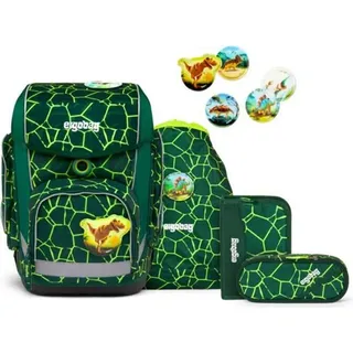ergobag cubo 5-tlg. BärRex/Grün/Lila