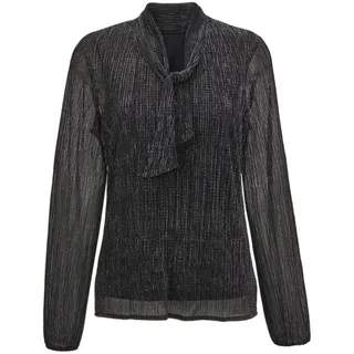 GOLDNER Schluppenbluse grau 46
