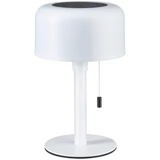 Paulmann Solarleuchte , Weiß , Metall, Kunststoff , 148 mm , rund , 24.0 cm , Dekoration, Gartendeko