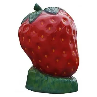 XXL Erdbeere Werbung Aufsteller Figur  Garten Dekoration Deko Werbe Laden B344