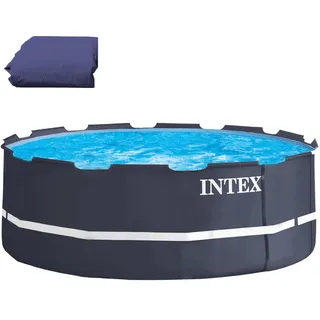 Intex Ersatzfolie navy blau | für Intex Frame Pool 366 x 122 cm
