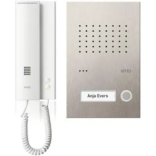 Acero Pur Audio Set 1WE 1818125 weiß/edelstahl