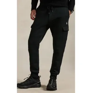 Polo Ralph Lauren für Herren. 710980340003 Doppelt gestrickte Cargo-Jogginghose schwarz (XS), Lässig, Sportlich, Baumwolle