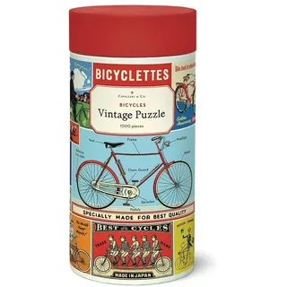 Cavallini Vintage Puzzle Bicycles, Fahrräder 1000 Teile