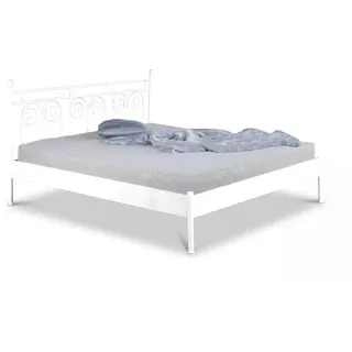 Metallbett Ida – 100 x 220 cm / weiß