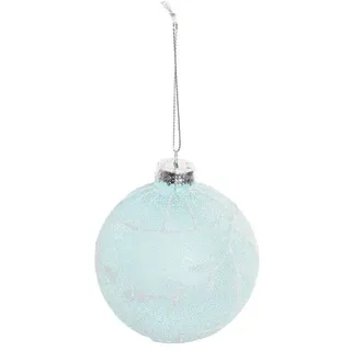 DKD Home Decor Weihnachtskugel aus Glas, 8 x 8 x 8 cm