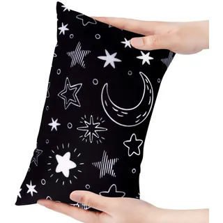 Winmany Kleines Kissen 28x18 cm abnehmbar waschbar Bedruckt Mini-Kissen für Baby Kleinkinder Haustiere Reisen Nacken Lenden und Kniestütze