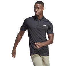 Bild Club Tennis Polo Shirt (Short Sleeve) 3Str Polo, Black, XL