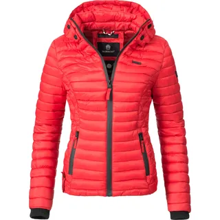 Steppjacke MARIKOO "Steppjacke Samtpfote", Damen, Gr. XS, rot, Obermaterial: 100% Nylon NY.  Obermaterial: Futter: 100% Polyester PES. 100% Polyester PES., Jacken Steppjacke