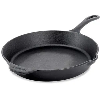 Petromax Feuerpfanne Essential Line - Gusseisenpfanne 30 cm Bratpfanne | Robuste Gusspfanne für Induktion, Grill & Lagerfeuer - Die ideale Steakpfanne aus Gusseisen mit natürlicher Patina