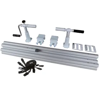 Planenaufroller UBBINK "Aufrollvorrichtung XTRA", silber, B:14cm H:23cm L:555cm, Aluminium, Winden, Planenaufroller, für Pools mit Rändern aus Holz, Rohren, Metall oder Beton