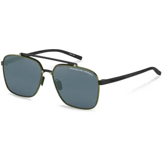 Porsche Design P8937 Sonnenbrille - Olive / Black - Blue/Mirror Silver / CAT3