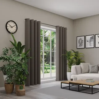 Neutex for you! INSULA Ösen 140 x 245 cm Braun 1 Stk.