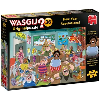JUMBO Spiele Jumbo Wasgij Neujahrs Vorsätze 1000 Teile