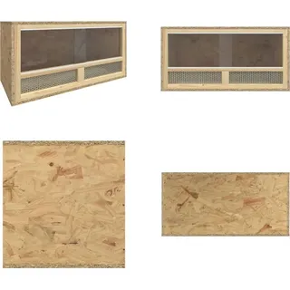 vidaXL Terrarium Holzwerkstoff 60x30x30 cm - Terrarium - Terrarien - Glasterrarium - Terrariumgefäß