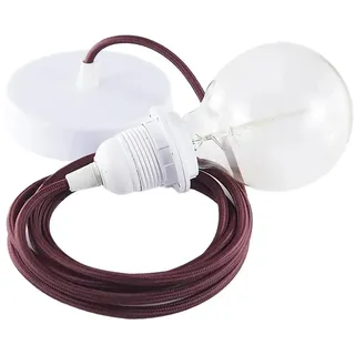 creative cables Rm19 1-flg. E27 1 m Burgundy/White