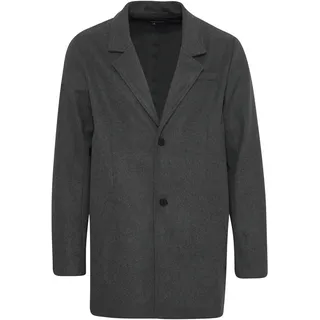 Wollmantel BLEND "Wollmantel BHWally", Herren, Gr. L, grau (charcoal mix), Obermaterial: 100% Polyester PES., Mäntel Wollmantel