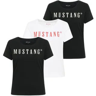 Mustang T-Shirt Style Alma 3P Mehrfarbig L