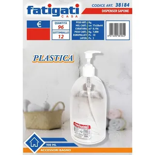 FATIGATI SRL Seifenspender aus Kunststoff, ML.900