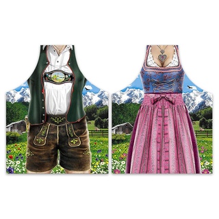 Close Up Kochschürzenset Dirndl & Lederhose / 2 Schürzen für Sie & Ihn