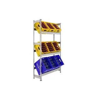 Simonrack Getränkekistenregal SIMONBOTTLE 3 8435104962664 silber 100,0 x 30,0 x 180,0 cm