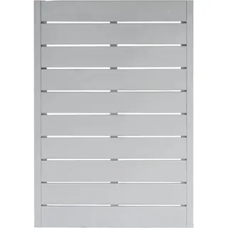 Sichtschutzzaunelement Faro Grau lackiert 130 cm x 90 cm