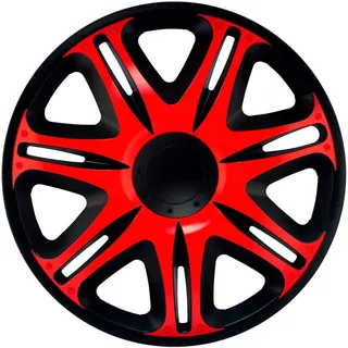 j-tec Nascar 13 Zoll 4 Stück Schwarz/Rot