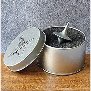 Inception Totem Kreisel aus Zinklegierung Silber Vintage Präzise Kreisel Spielzeug Die perfekte Balance zwischen Leistung