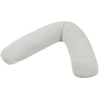 Theraline Stillkissen , Hellgrau , Textil , 30 l , Füllung: Polystyrol,Polystyrol , 180x34 cm , Oeko-Tex® Standard 100 , Bezug abnehmbar, Bezug waschbar, schadstoffgeprüft, mit Reißverschluss , Füttern, Stillen, Stillkissen