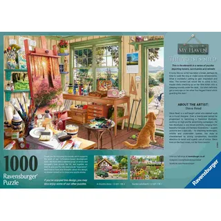 Ravensburger Erwachsenenpuzzle 1000 Teile - Künstlerwerkstatt