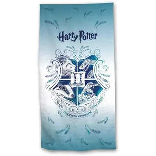 Harry Potter Hogwarts Mikrofaser Badetuch Strandtuch - Blau