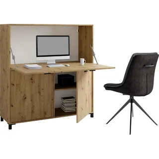 OTTO home "Melton", platzsparende Arbeitslösung mit viel Stauraum, Breite 120 cm,
