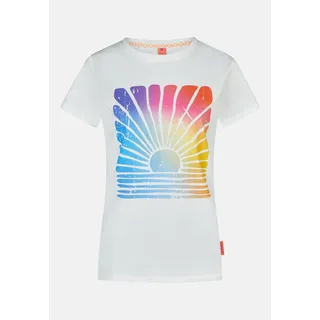 T-Shirt SALZHAUT "Shirt ANKIEKEN", Damen, Gr. 3XL, weiß (sanftes weiß), Obermaterial: 100% Baumwolle CO., Shirts T-Shirt