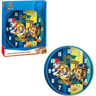Paw Patrol Wandklok 25 cm Blauw - Gold
