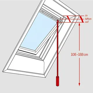 VELUX Bedienungsstange 108-188 - ZCT 200