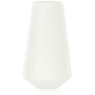 AmeliaHome Vase aus Keramik Dekovase Tischvase Dekoration Burmilla Creme