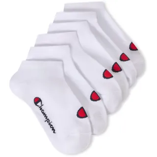 Champion Unisex Socken 6er Pack Weiß 43-46