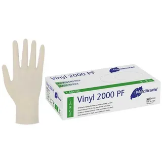 Meditrade Vinyl 2000 puderfrei Unters Handsch unsteril Gr L