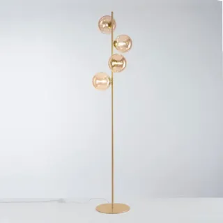 LUCE ambiente Design Stehleuchte 4-flammig Gold