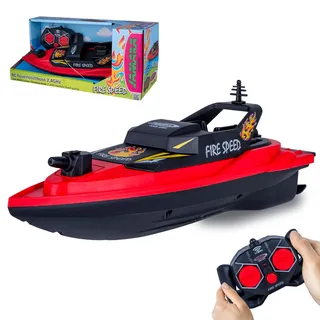 Jamara RC-Boot Feuerlöschboot Fire Speed 2,4GHz RTR rot/schwarz
