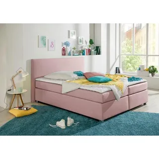 INOSIGN Boxspringbett »Eliana«, inkl. Topper, in 4 Breiten, 3 Matratzenarten und 2 Härtegraden INOSIGN flamingo