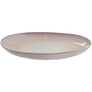 Butlers Servierplatte Tavira , Rosa , Keramik , 22x4.5x36 cm , Geschirr, Tischkultur & Serviergeschirr, Servierplatten