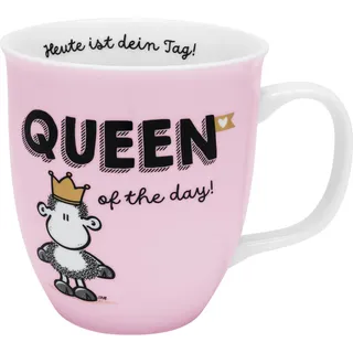 SHEEPWORLD Tasse Motiv Queen 0,4 l Rosa