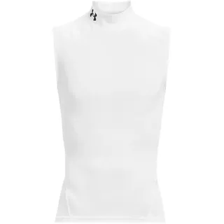 Under Armour HeatGear Mock Funktions-Tanktop Herren 100 white/black XL