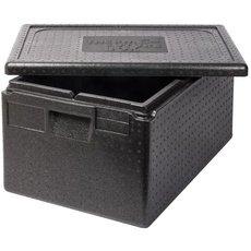 Bild GN 1/1 Premium Thermobox Kühlbox, Transportbox Warmhaltebox und Isolierbox mit Deckel,46 Liter 60 x 40 Thermobox,Thermobox aus EPP (expandiertes Polypropylen)